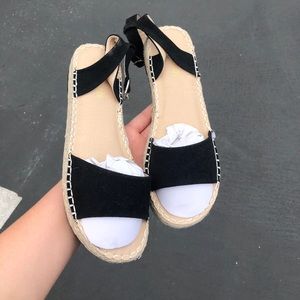 Platform black Sandals